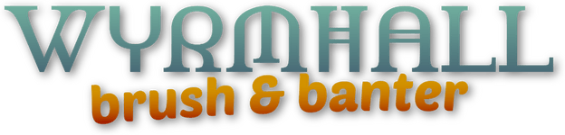 Логотип WYRMHALL: Brush and Banter