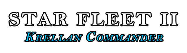 Логотип STAR FLEET II - Krellan Commander Version 2.0