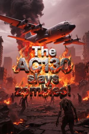 The AC130 slays the zombies