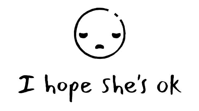 Логотип I hope she's ok
