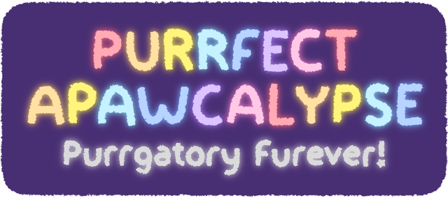 Логотип Purrfect Apawcalypse: Purrgatory Furever