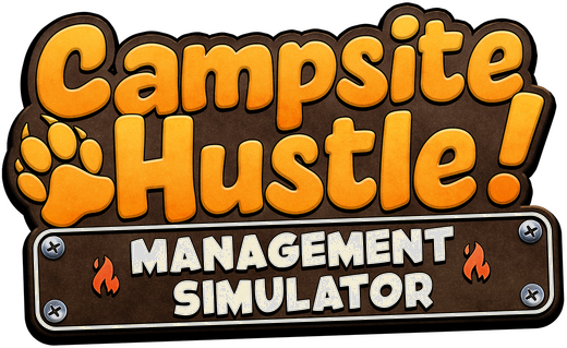 Логотип Campsite Hustle! - Management Simulator