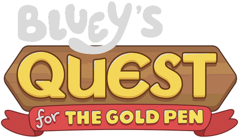 Логотип Bluey's Quest For The Gold Pen