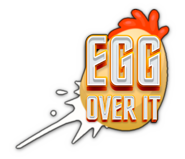 Логотип Egg Over It: Fall Flat From the Top