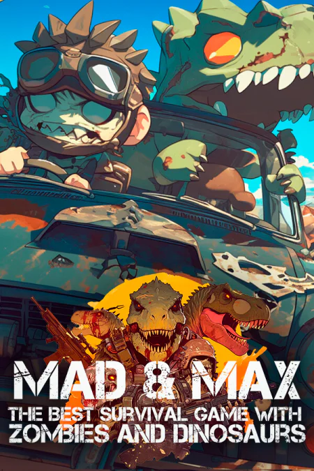 MAD and MAX: The Best Survival game with Zombies and Dinosaurs