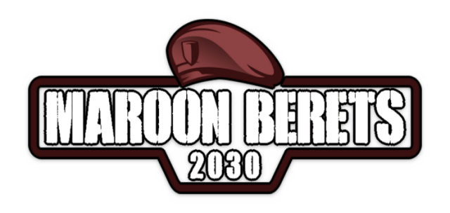 Логотип Maroon Berets: 2030