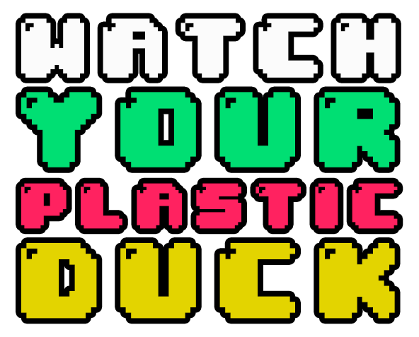 Логотип Watch Your Plastic Duck