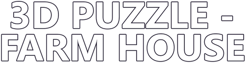 Логотип 3D PUZZLE - Farm House