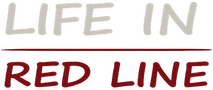 Логотип Life in red line