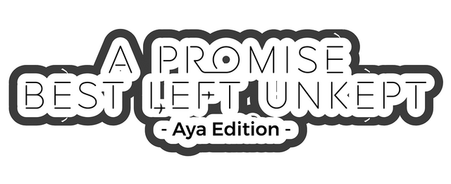 Логотип A Promise Best Left Unkept - Aya Edition