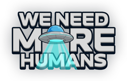 Логотип We Need More Humans!