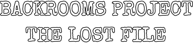 Логотип Backrooms Project: The lost file