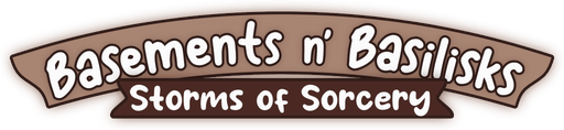 Логотип Basements n' Basilisks: Storms of Sorcery