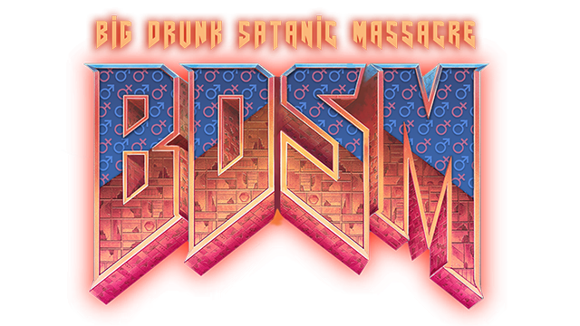 Логотип BDSM: Big Drunk Satanic Massacre