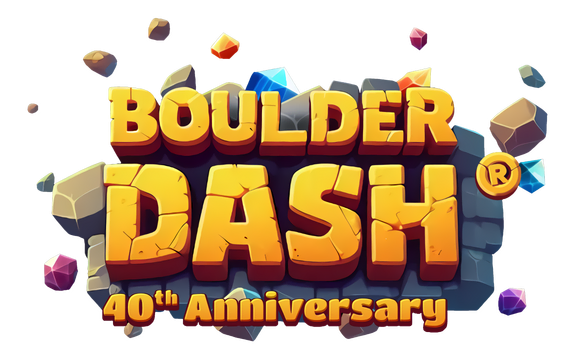 Логотип BOULDER DASH 40th Anniversary
