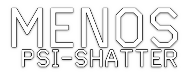 Логотип MENOS: PSI-SHATTER