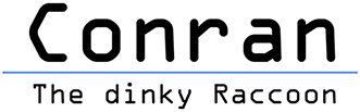 Логотип Conran - The dinky Raccoon
