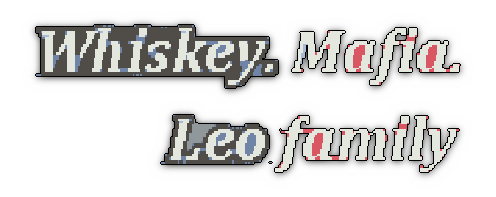 Логотип Whiskey.Mafia. Leo's Family