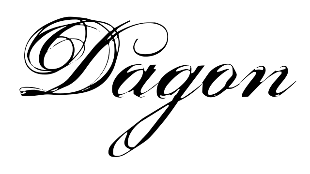 Логотип Dagon: by H. P. Lovecraft