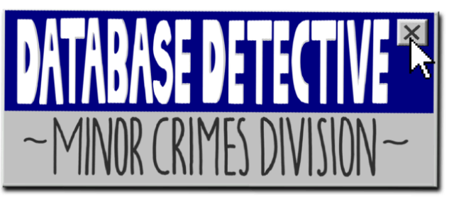 Логотип Database Detective: Minor Crimes Division