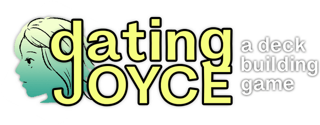 Логотип Dating Joyce: a Deckbuilding Game