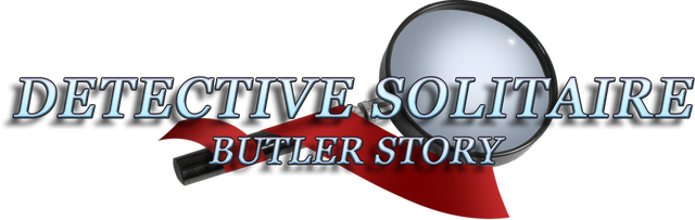 Логотип Detective Solitaire. Butler Story