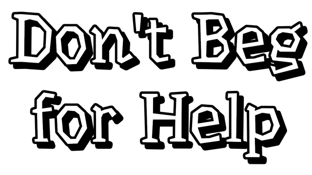 Логотип Don't Beg for Help