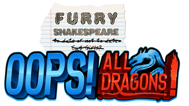 Логотип Furry Shakespeare: Oops! All Dragons!