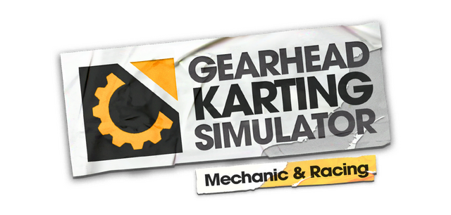 Логотип Gearhead Karting Simulator - Mechanic and Racing