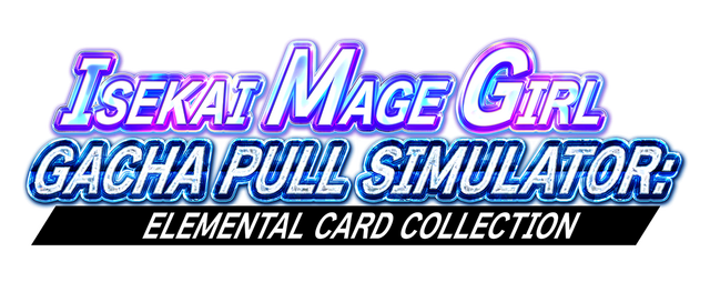 Логотип Isekai Mage Girl Gacha Pull Simulator: Elemental Card Collection