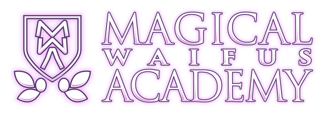 Логотип Magical Waifus Academy
