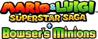 Логотип Mario & Luigi: Superstar Saga + Bowser's Minions