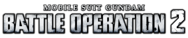 Логотип MOBILE SUIT GUNDAM BATTLE OPERATION 2