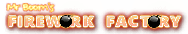 Логотип Mr Boom's Firework Factory