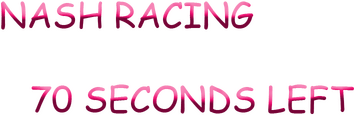 Логотип Nash Racing: 70 seconds left