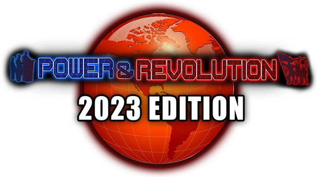 Логотип Power and Revolution 2023 Edition