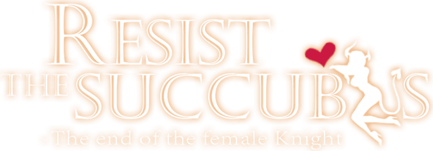 Логотип Resist the succubus - The end of the female Knight