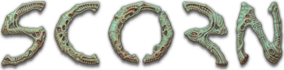 Логотип Scorn