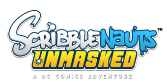 Логотип Scribblenauts Unmasked: A DC Comics Adventure