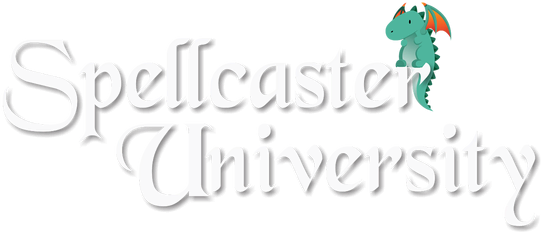 Логотип Spellcaster University