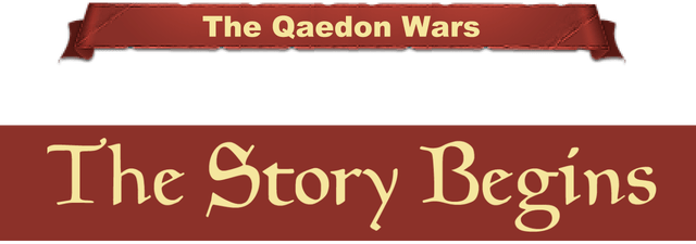 Логотип The Qaedon Wars - The Story Begins