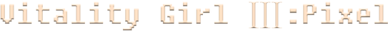 Логотип Vitality Girl 3: Pixel