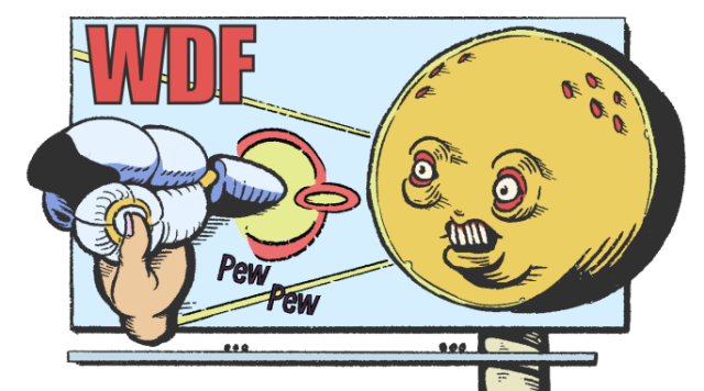 Логотип WDF (horizontal shmup)