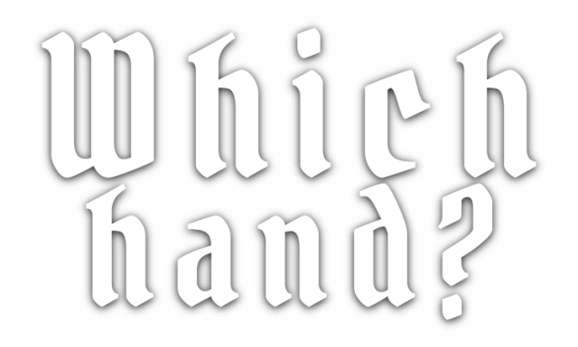 Логотип Which hand?