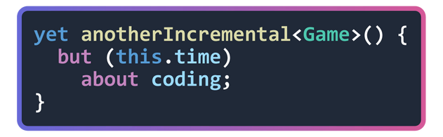 Логотип Yet Another Incremental Game (but this time about coding)