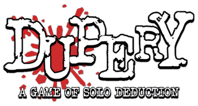 Логотип Dupery: A Game of Solo Deduction