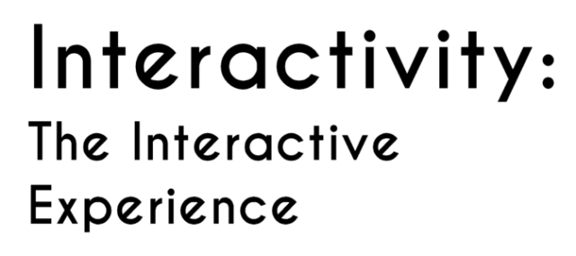 Логотип Interactivity: The Interactive Experience