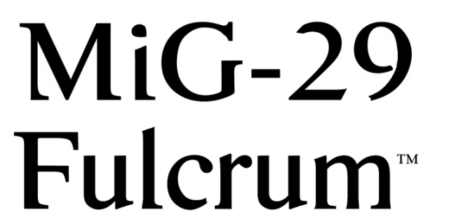 Логотип MiG-29 Fulcrum
