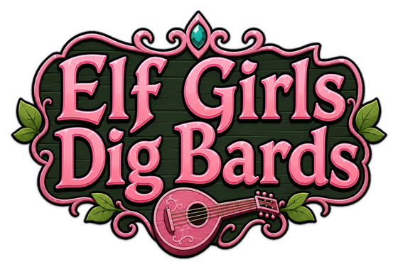 Логотип Elf Girls Dig Bards