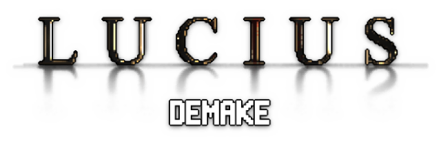 Логотип Lucius Demake